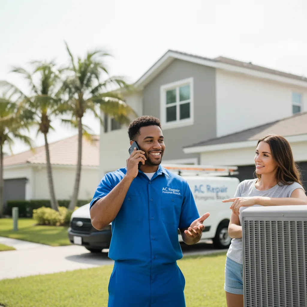 AC Repair Pompano Beach customer support in Gramercy